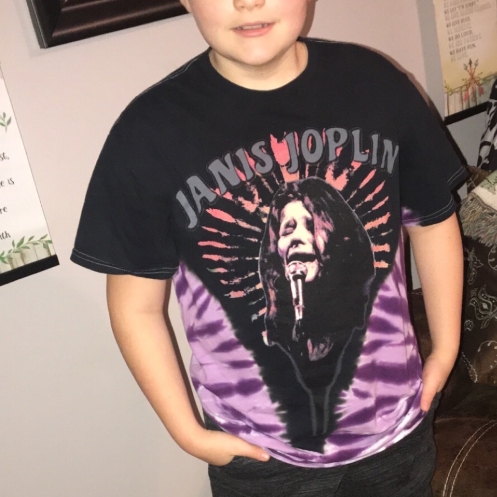 Janis Joplin Adult Vintage Tee